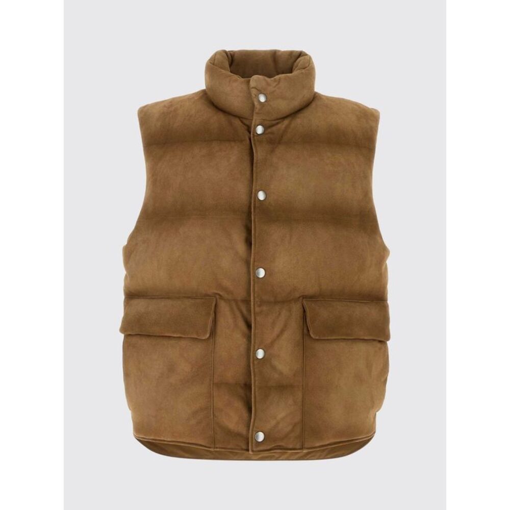 Prada Men Padded Leather Vest Prada